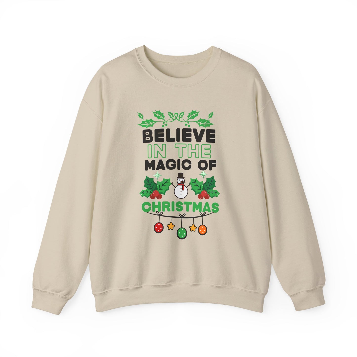 Believe in the Magic of Christmas Crewneck Sweatshirt