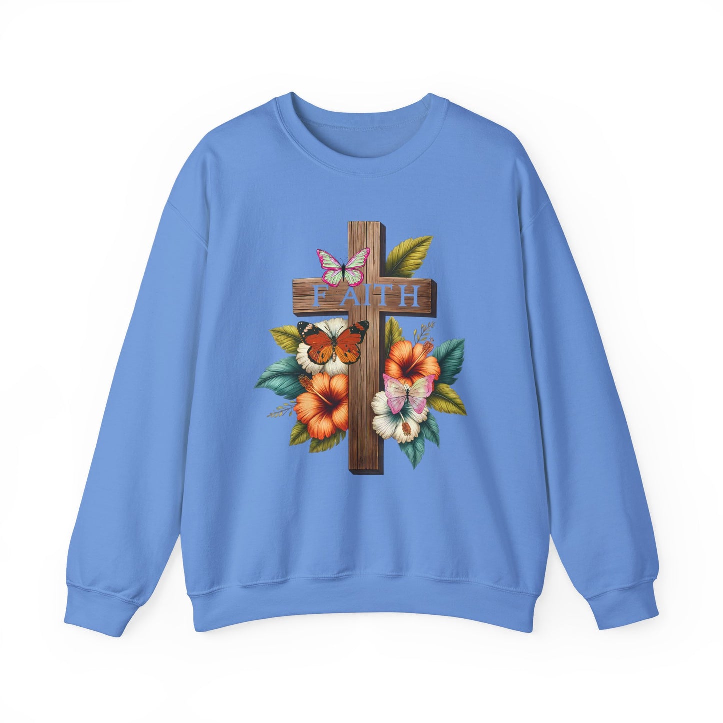 Floral Faith Crewneck Sweatshirt