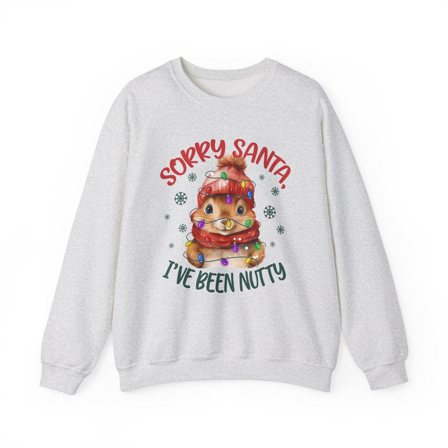 Sorry-Santa I've Been Nutty Christmas Crewneck Sweatshirt - Samberule