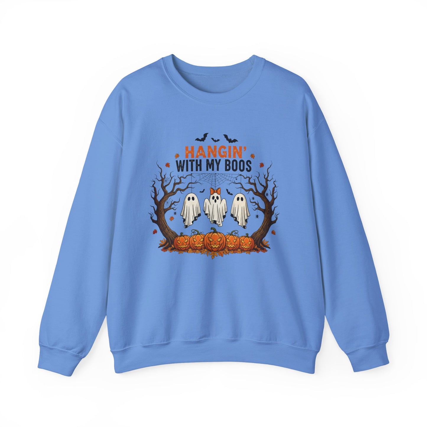 Hangin' With My Boos Halloween Crewneck Sweatshirt - Samberule