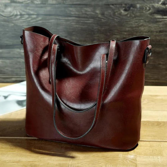 Kathy - Vegan Leather Tote Bag - Samberule