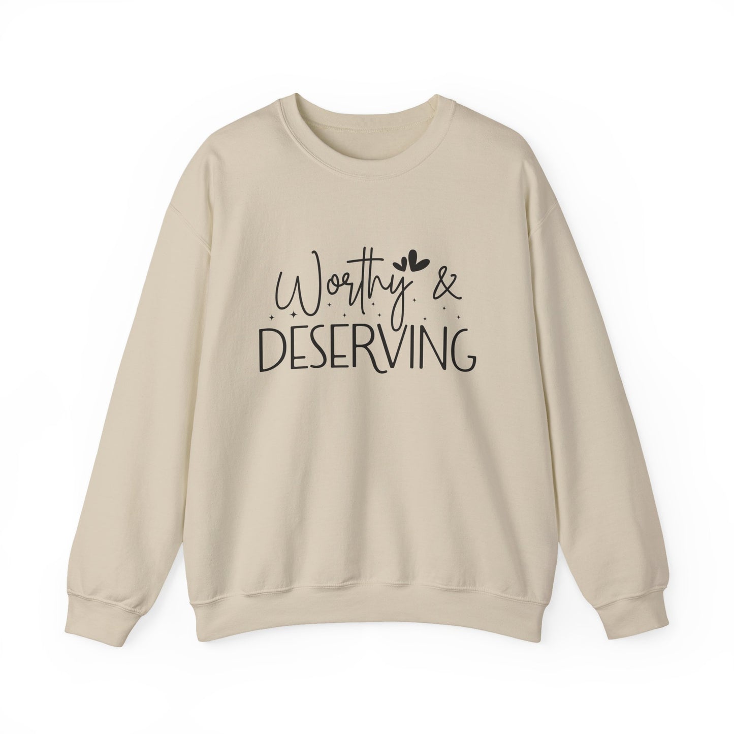 Worthy & Deserving Mental Health Crewneck Sweatshirt