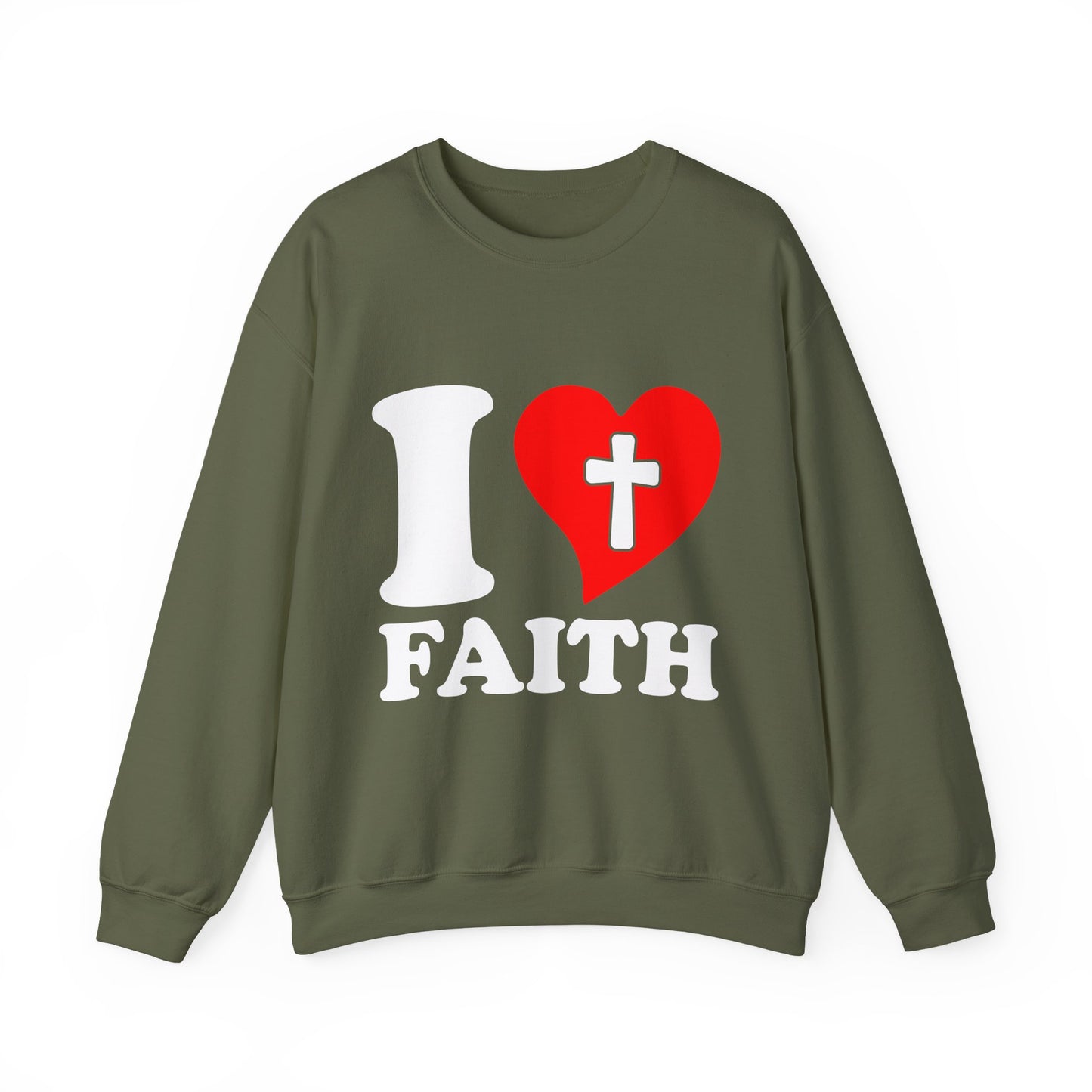 I Love Faith Crewneck Sweatshirt