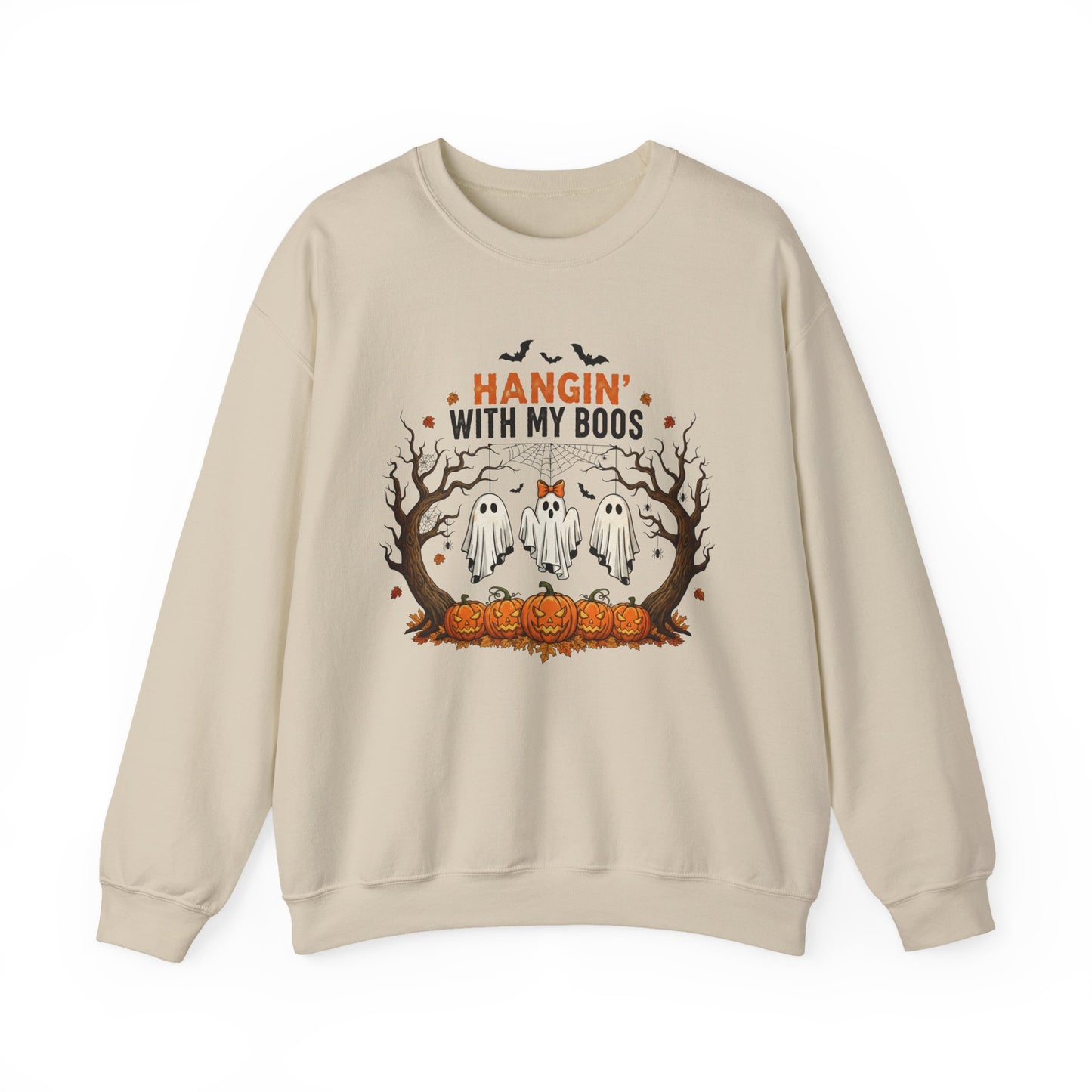 Hangin' With My Boos Halloween Crewneck Sweatshirt - Samberule