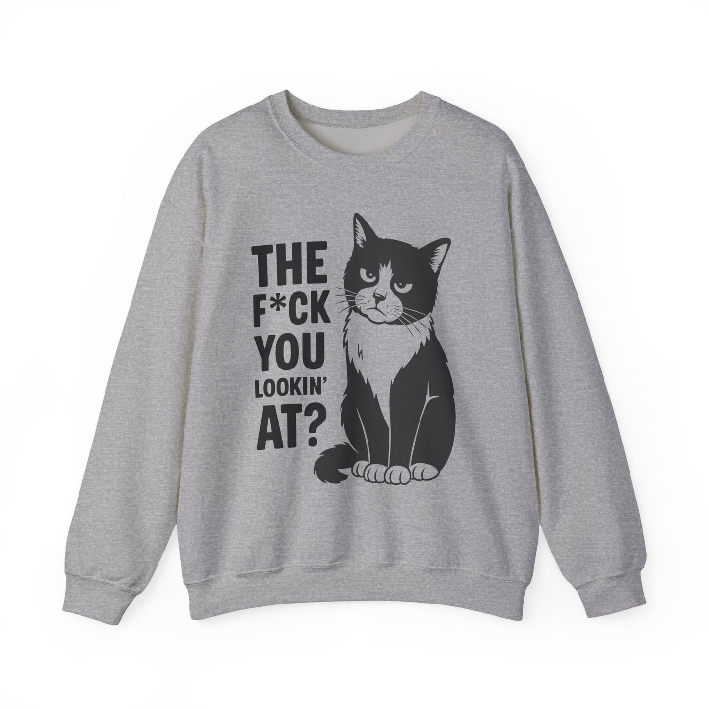 The F*ck You Lookin' At Sarcasm Crewneck Sweatshirt