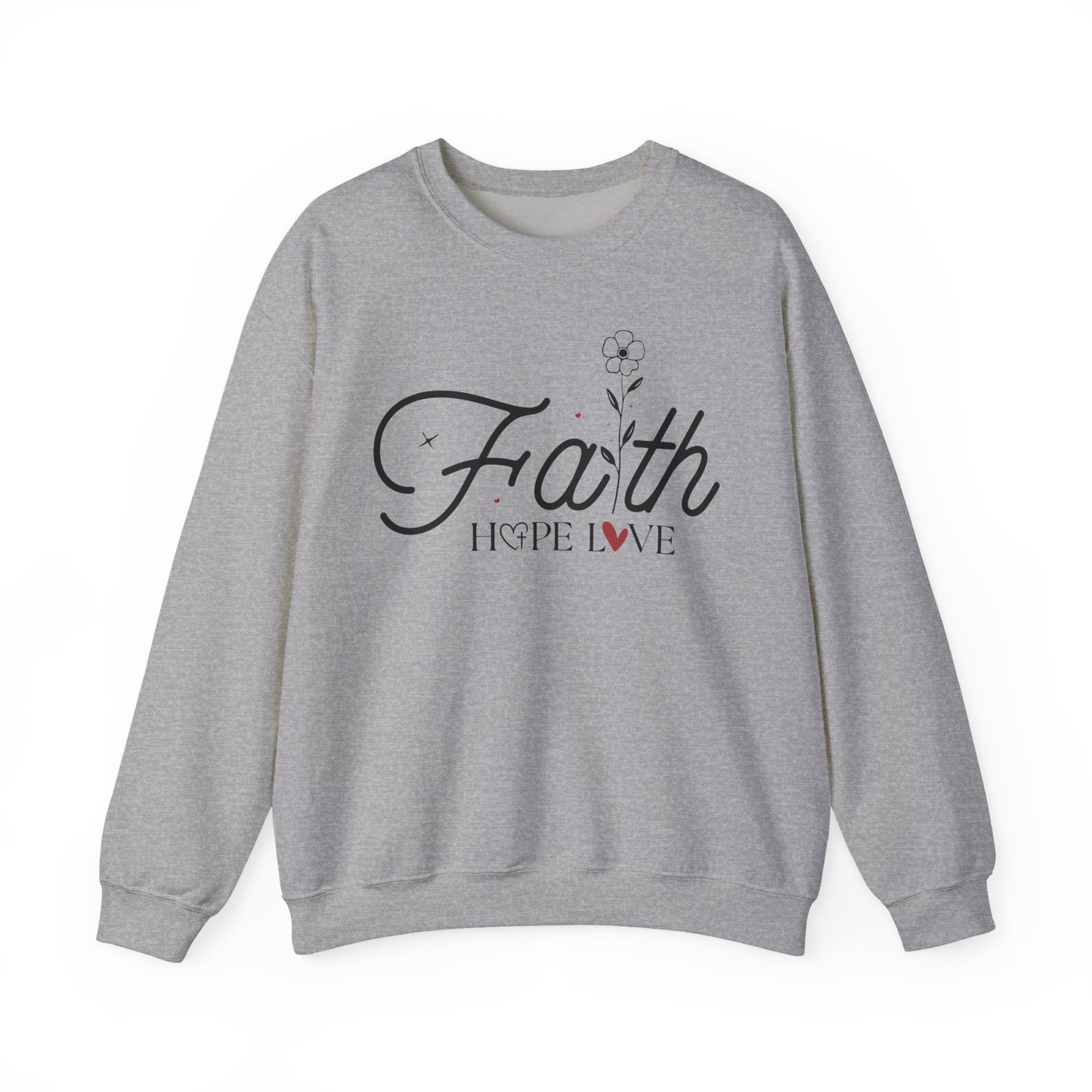 "Faith Hope Love" Faith Crewneck Sweatshirt