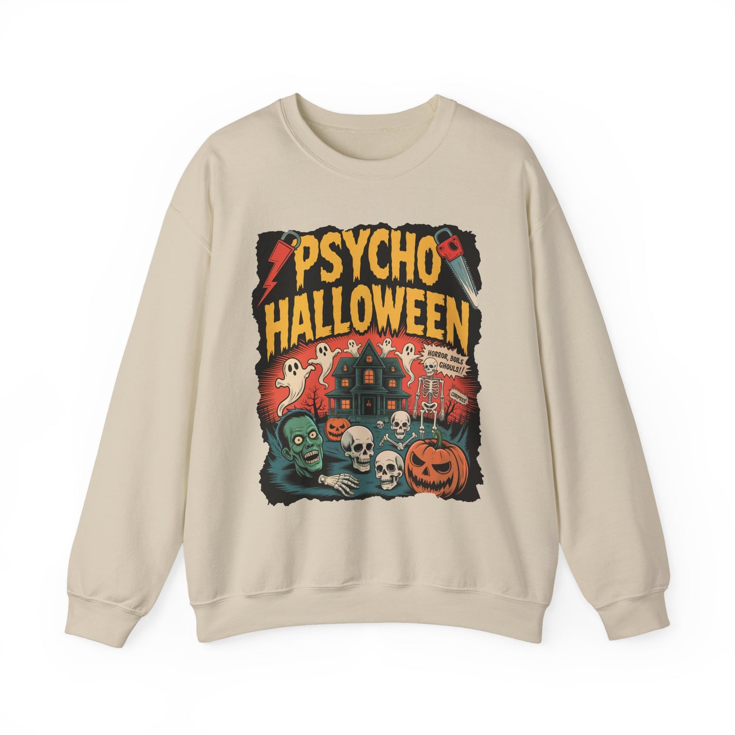 Psycho Halloween Crewneck Sweatshirt - Samberule