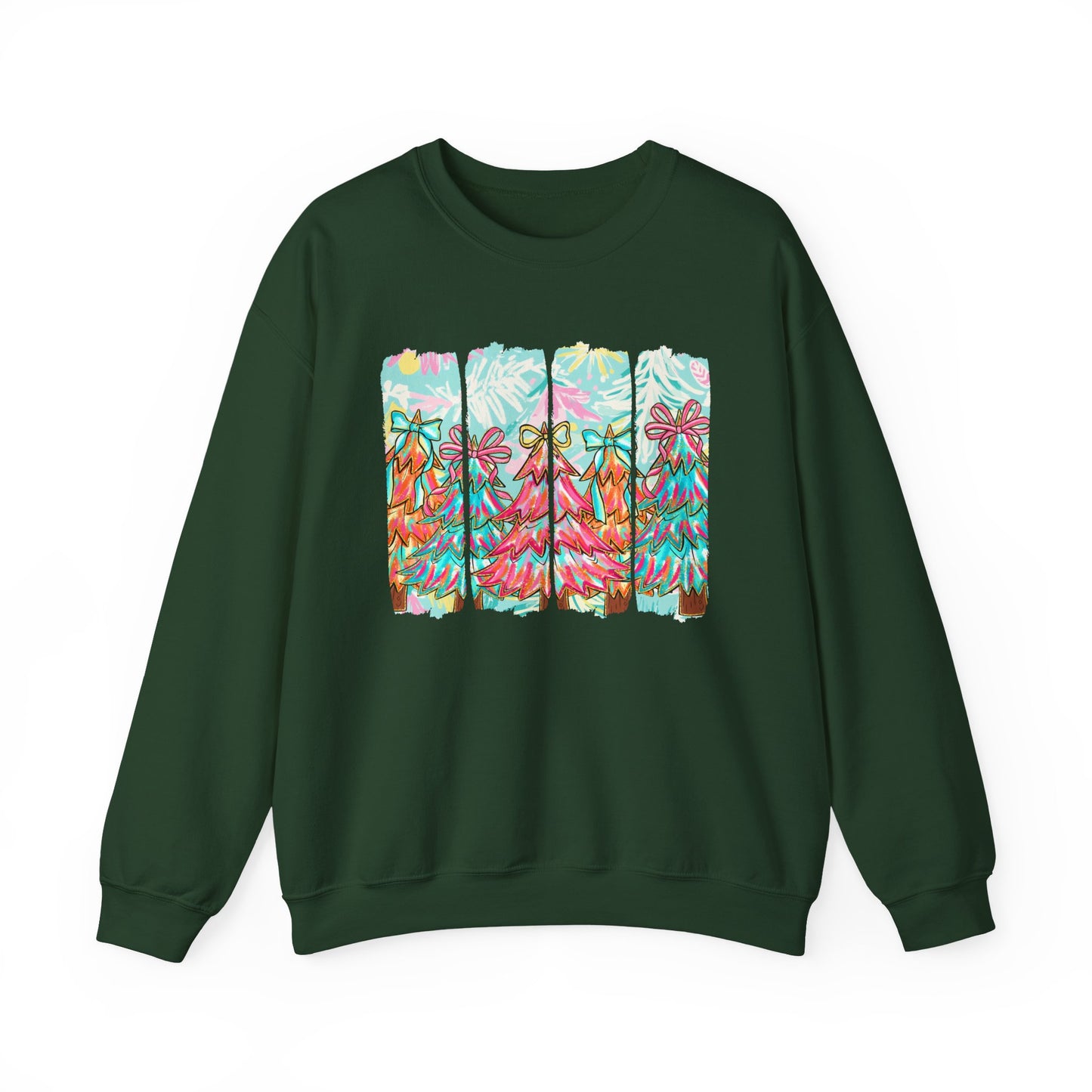 Vibrant Holiday Christmas Crewneck Sweatshirt