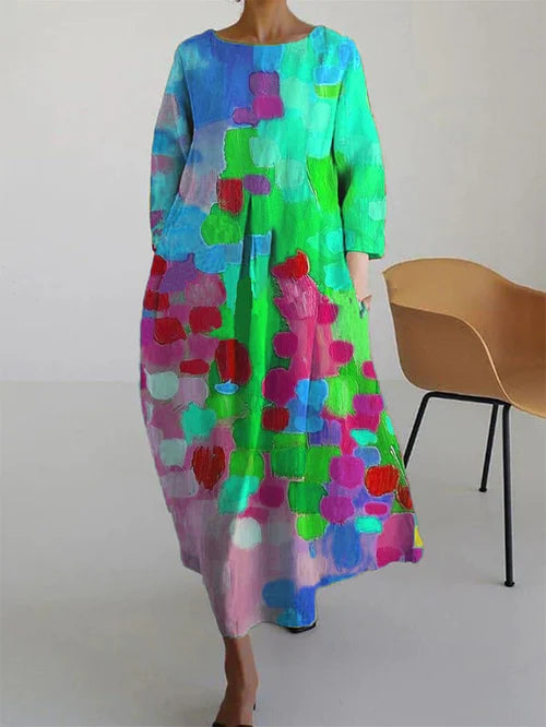 Fiona | Women’s Summer Floral Maxi Dress - Samberule