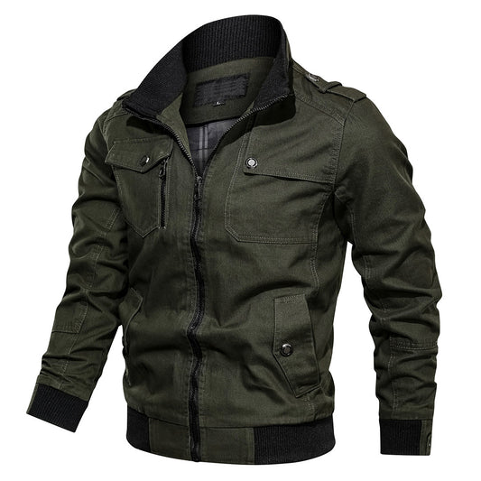 Christian | Multi Pocket Bomber Jacket For Men - Samberule