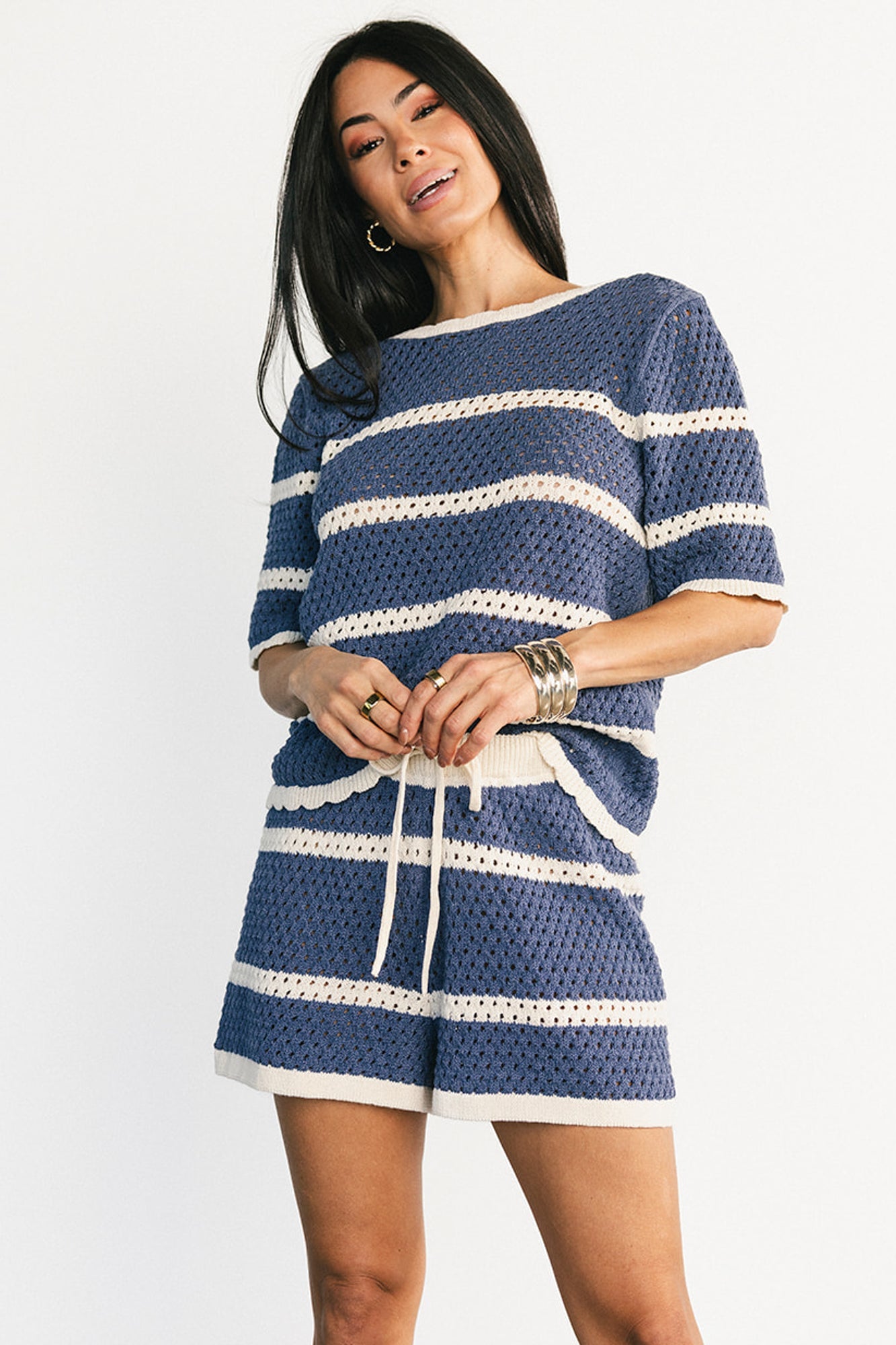 Playa Crochet Set | Blue + Natural