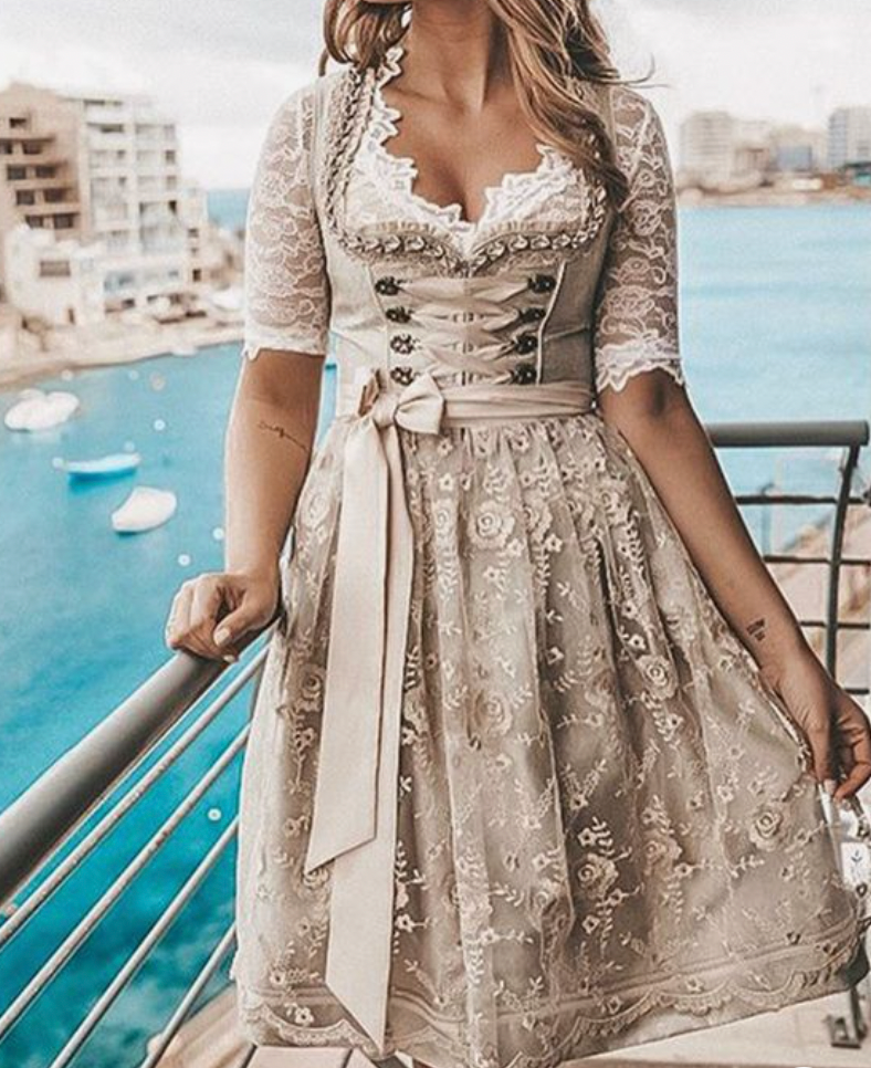 Kimberly - Lace Dirndl Dress - Samberule