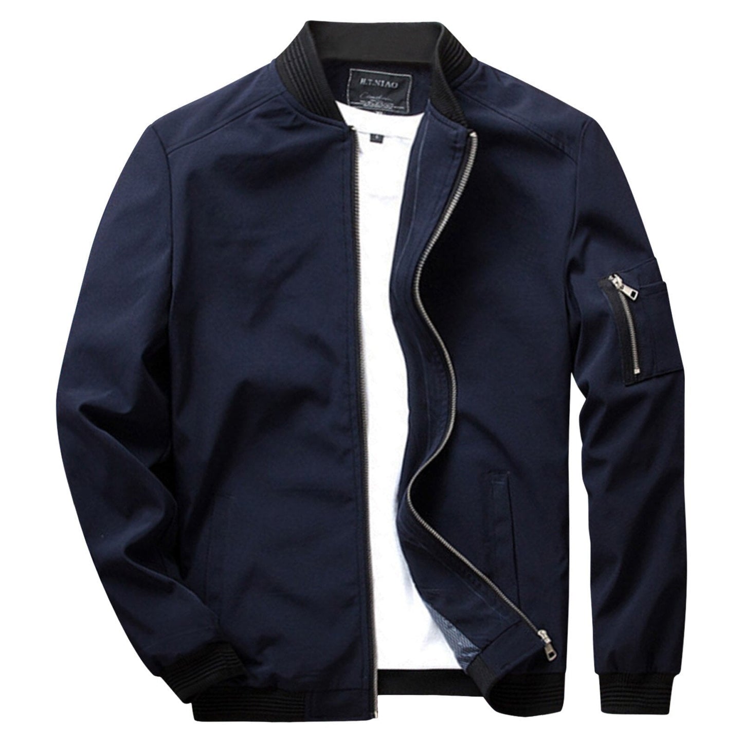 Carl | Modern Zipper Front Jacket For Men - Samberule