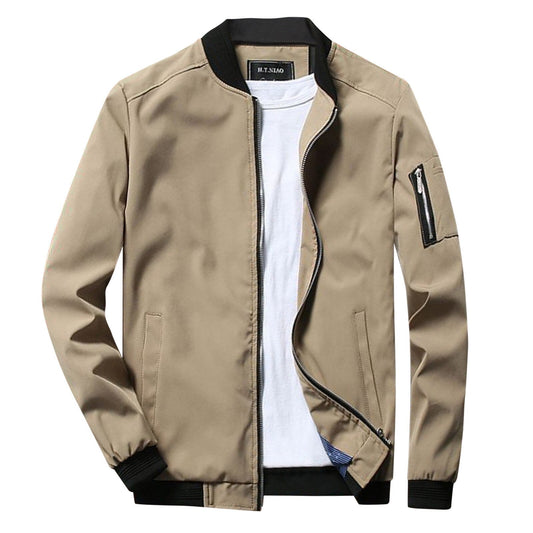 Carl | Modern Zipper Front Jacket For Men - Samberule