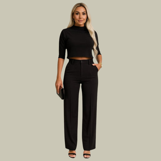 Ella | Women’s Trendy Relaxed Matching Loungewear Sets - Samberule