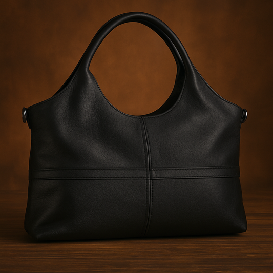 Laurie - Vegan Leather Structured Handbag - Samberule