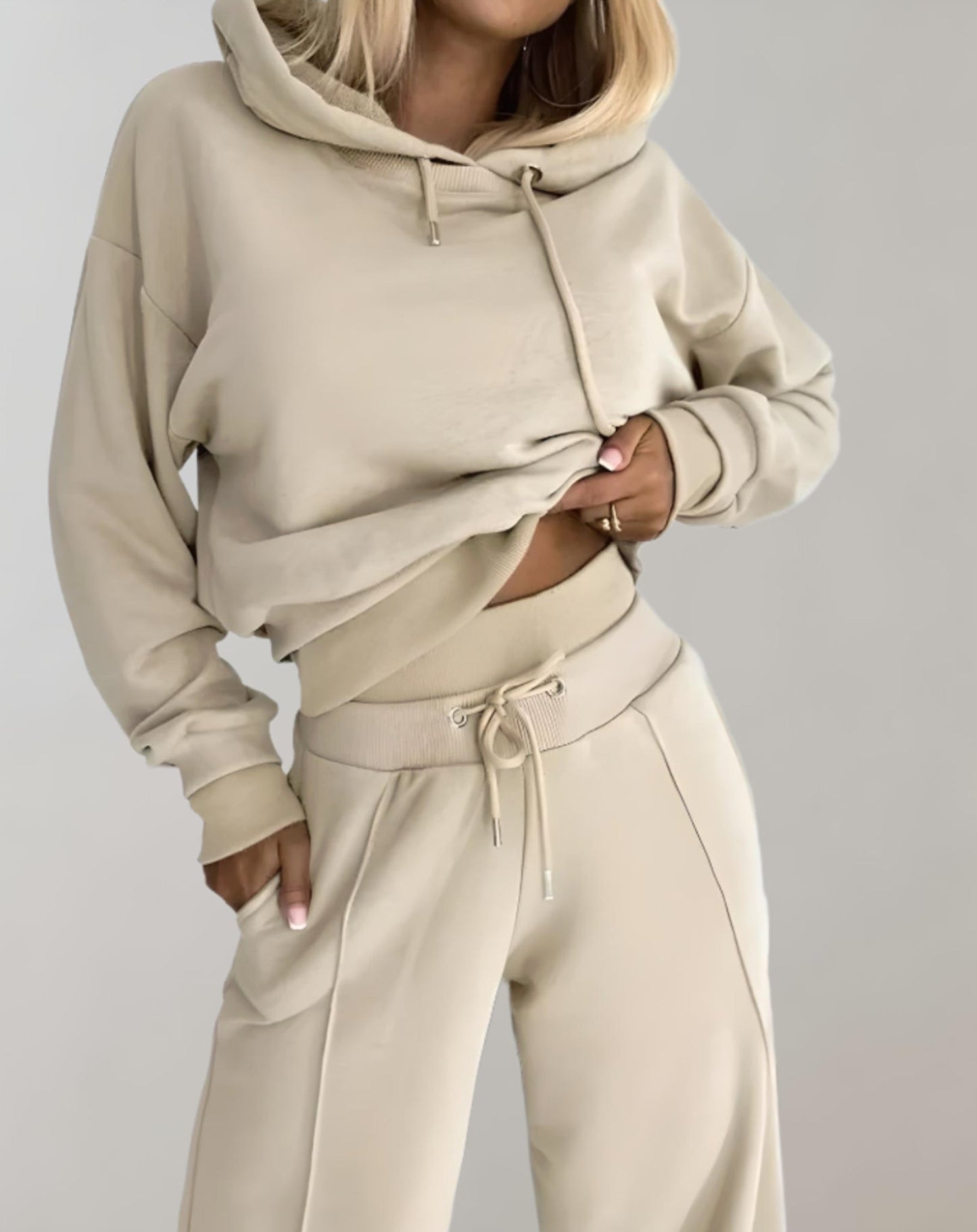 Alice | Women's Casual Hoodie Tracksuit Set - Samberule