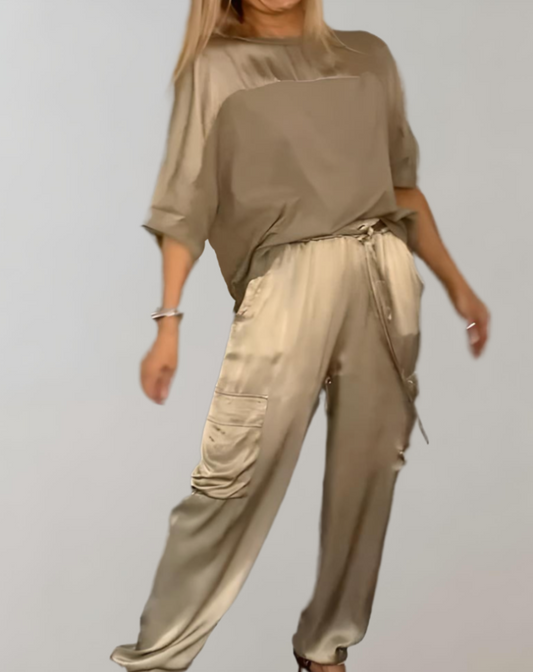 Nova | Luxury Satin Clothing Set