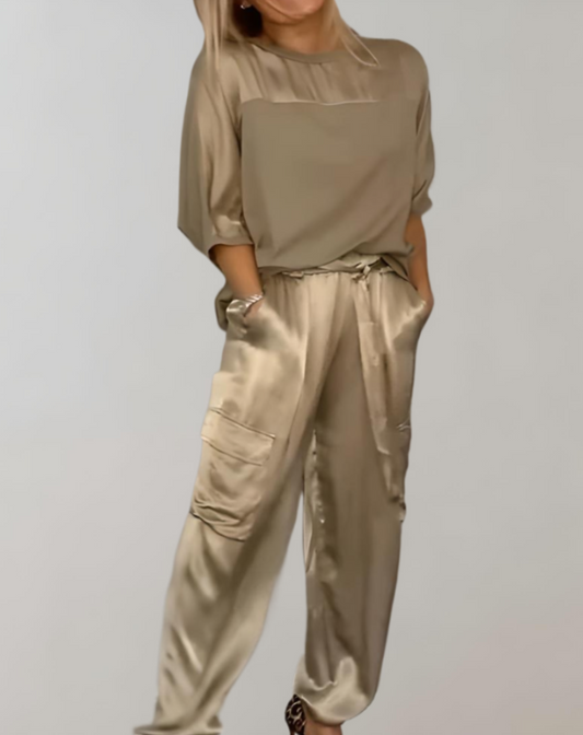 Nova | Luxury Satin Clothing Set