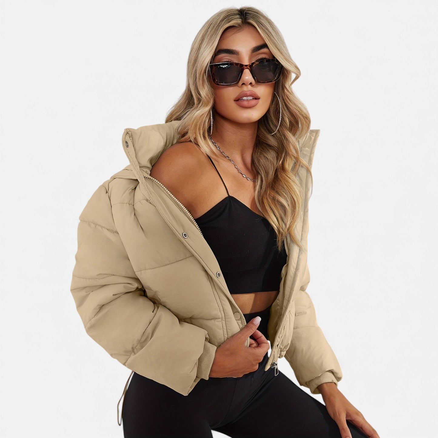 Women’s Cropped Puffer Jacket - Samberule