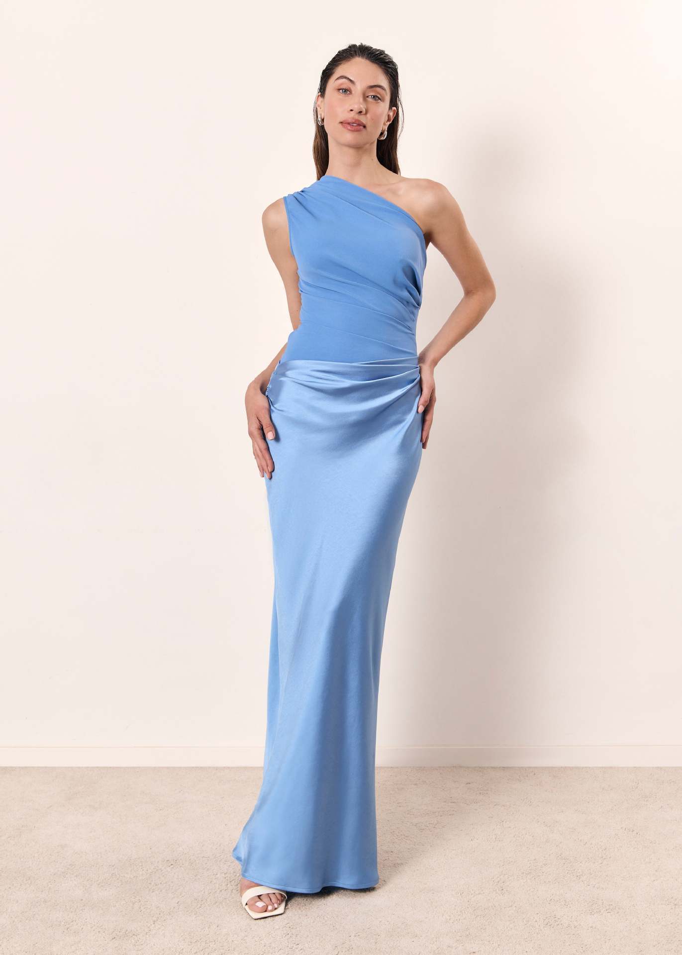 Emily | Chic Women’s One-Shoulder Evening Dress - Samberule