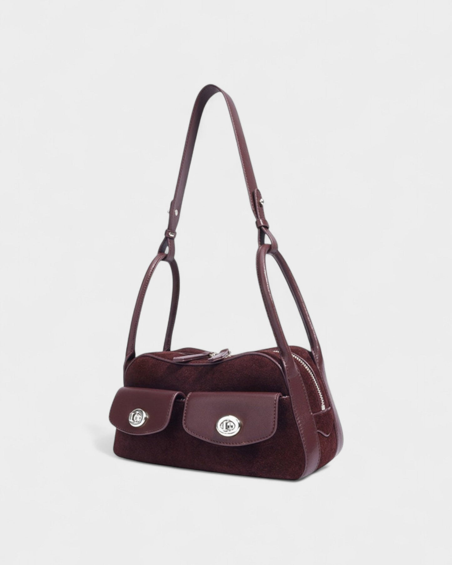 LIYANA Double Pocket Shoulder Bag