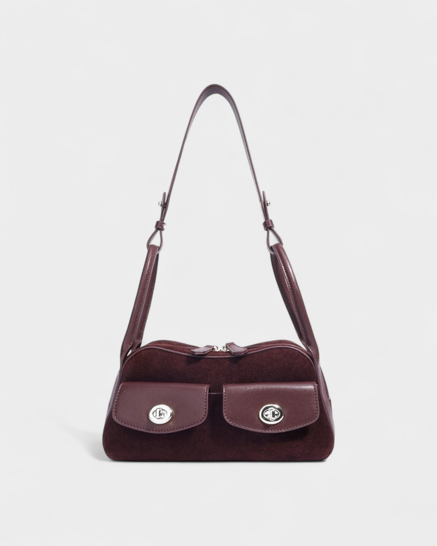 LIYANA Double Pocket Shoulder Bag