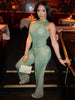 ESMERALDA Illusion Mesh Bodysuit & Pants Set