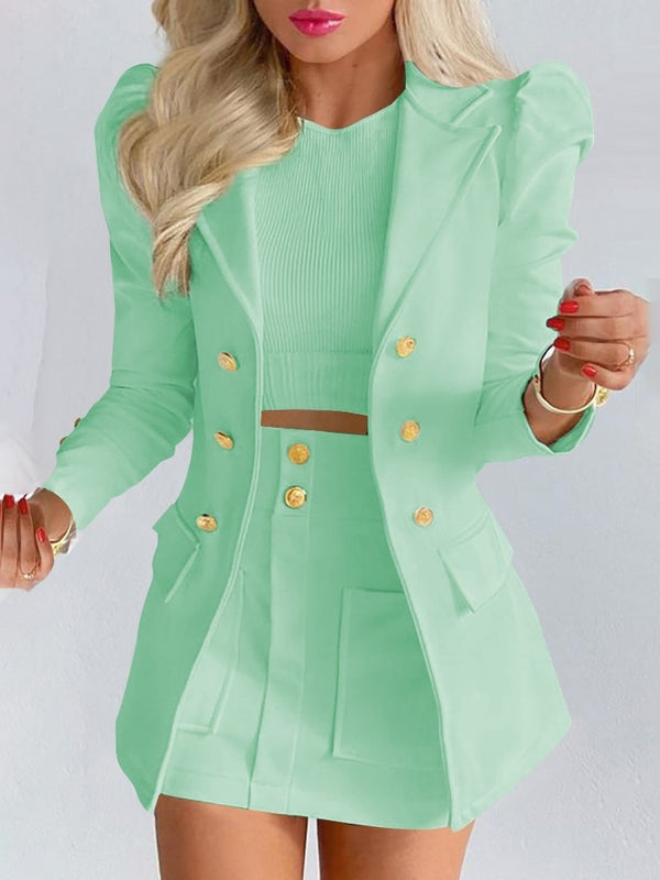 Bella | Women’s Blazer and Skirt Co-ord Set - Samberule