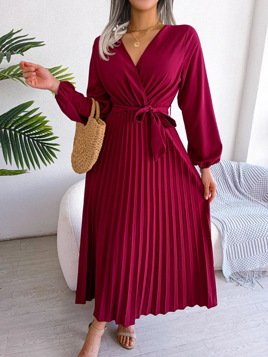 Ellie - V-Neck Maxi Dress - Samberule