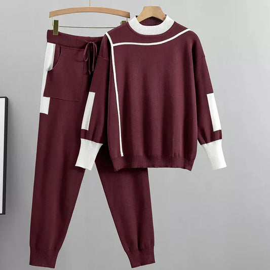 Kaitlyn | Women’s Casual Lounge Sweater Pants Set - Samberule