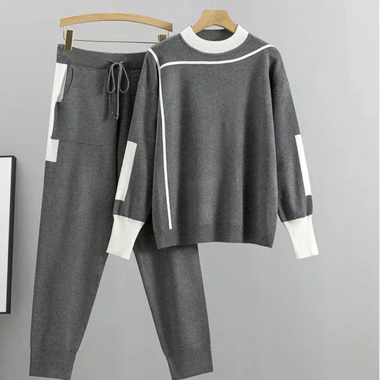 Kaitlyn | Women’s Casual Lounge Sweater Pants Set - Samberule