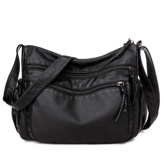 Harlow - Vegan Leather Crossbody Shoulder Bag - Samberule