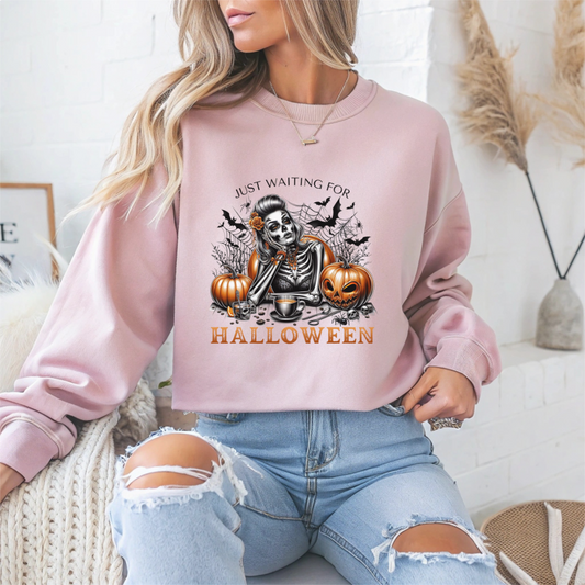 Halloween Skeleton Halloween Crewneck Sweatshirt - Samberule