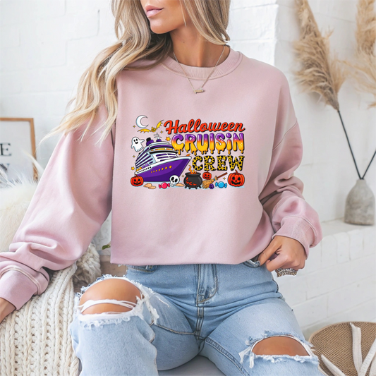 Cruisin' Crew Halloween Crewneck Sweatshirt - Samberule