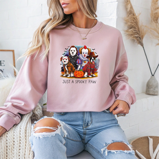 Spooky Dog Halloween Crewneck Sweatshirt - Samberule