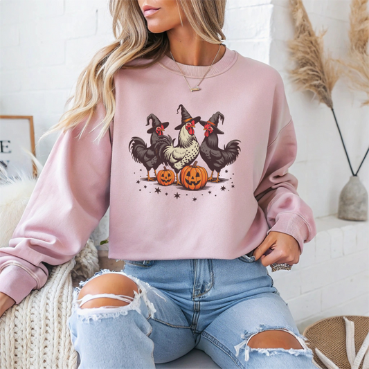 Rooster Halloween Crewneck Sweatshirt - Samberule