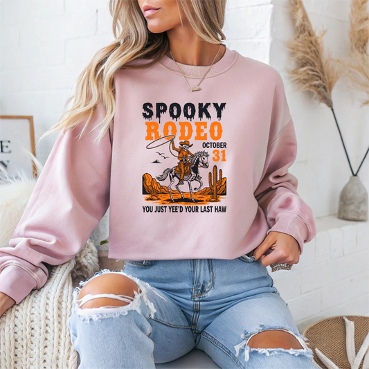 Spooky Rodeo Halloween Crewneck Sweatshirt - Samberule