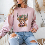 Festive Cow Christmas Crewneck Sweatshirt - Samberule