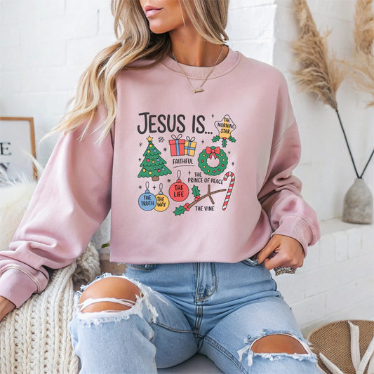 Jesus Christmas Crewneck Sweatshirt - Samberule