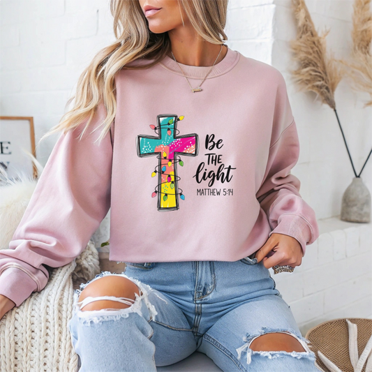 Be the Light Christmas Crewneck Sweatshirt - Samberule