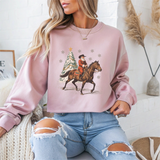 Equestrian Christmas Crewneck Sweatshirt - Samberule