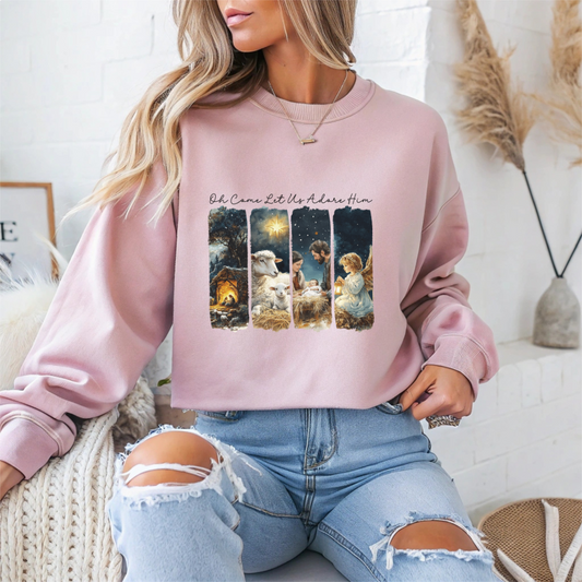 Jesus Christmas Crewneck Sweatshirt - Samberule