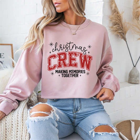 Christmas Crew Making Memories Together Christmas Crewneck Sweatshirt - Samberule