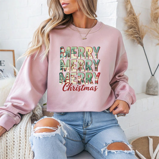 Merry Christmas Crewneck Sweatshirt