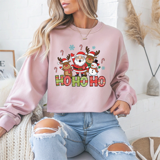 Ho Ho Ho Christmas Crewneck Sweatshirt