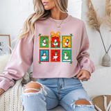 Funny Goose Preppy Christmas Crewneck Sweatshirt