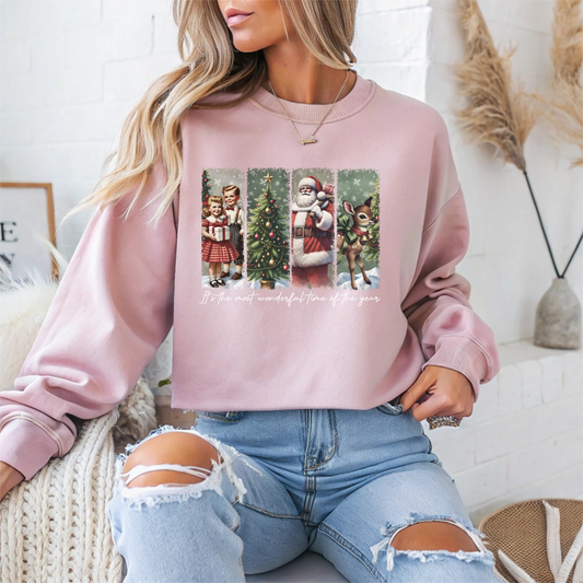 It's The Most Wonderful Time Of The Year Christmas Crewneck Sweatshirt