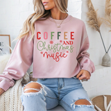 Coffee and Christmas Music Christmas Crewneck Sweatshirt