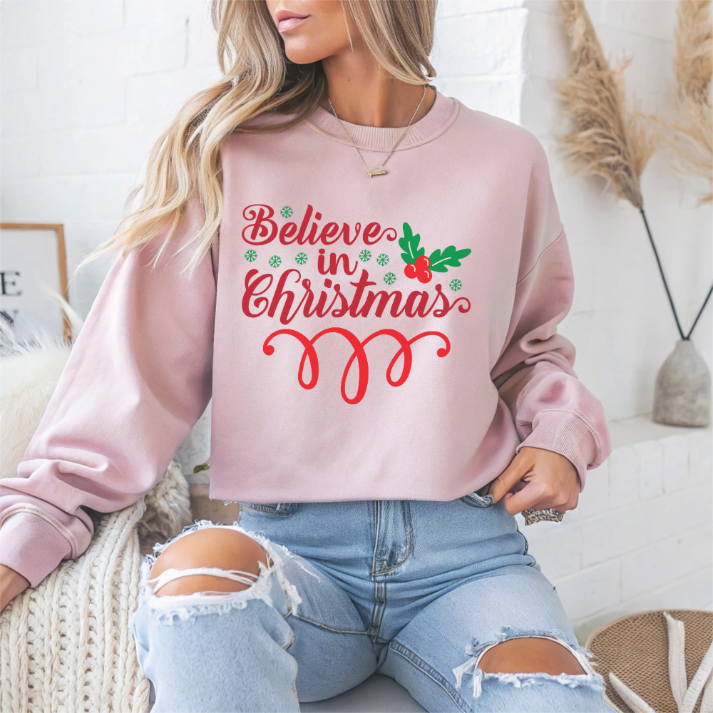 Believe in Christmas Crewneck Sweatshirt
